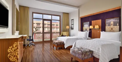 Le Méridien Jaipur Resort & Spa - Rooms - 581 Sqft 54 Sqmt Garden View King Bed 52