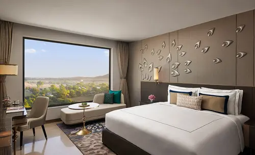 Taj Amer, Jaipur - Rooms - 1679 Sqft 156 Sqmt Mountainhill View King Bed 2