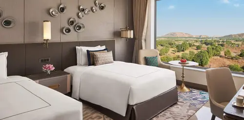 Taj Amer, Jaipur - Rooms - 366 Sqft 34 Sqmt Mountainhill View Single Beds 3