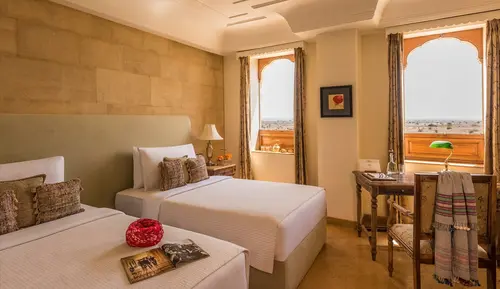 Suryagarh Jaisalmer - Rooms - 460 Sqft 43 Sqmt Single Beds 33