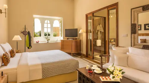 Suryagarh Jaisalmer - Rooms - 676 Sqft 63 Sqmt King Bed 25