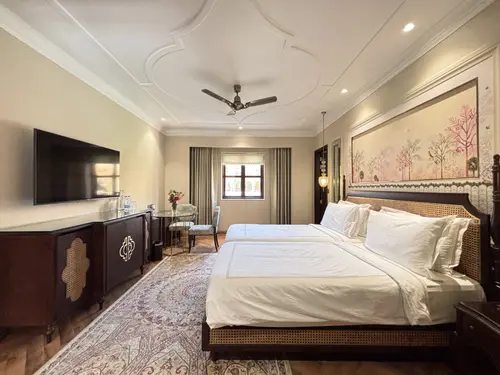 Fort Rajwada, Jaisalmer - Rooms - 300 Sqft 28 Sqmt Courtyard View Single Beds 28