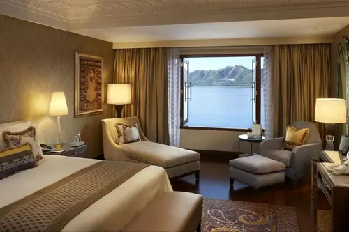 The Leela Palace Udaipur - Rooms - 480 Sqft 45 Sqmt Lake View King Bed 3