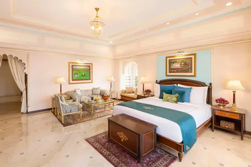Taj Fateh Prakash Palace, Udaipur - Rooms - 549 Sqft 51 Sqmt Lake View King Bed 32