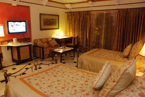 Shiv Niwas Palace, Udaipur - Rooms - 650 Sqft 60 Sqmt Mountain View King Bed 6