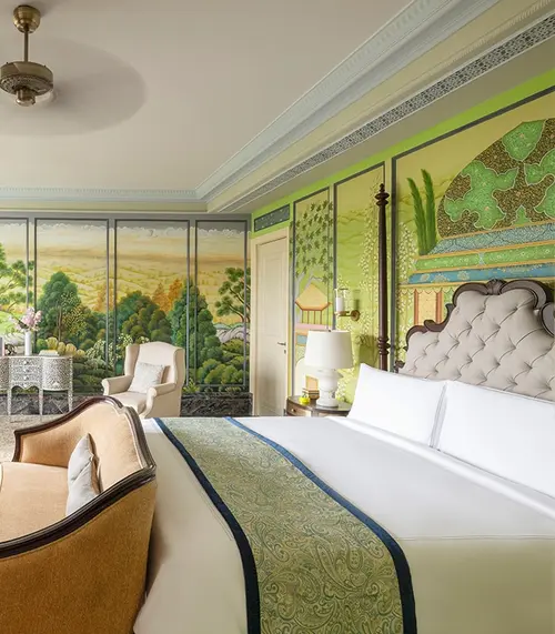 Raffles Udaipur - Rooms - 2799 Sqft 260 Sqmt Lake View King Bed 8