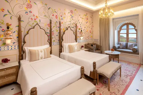 The Lalit Laxmi Vilas Palace Udaipur - Rooms - 388 Sqft 36 Sqmt Courtyard View Twin Bed 5