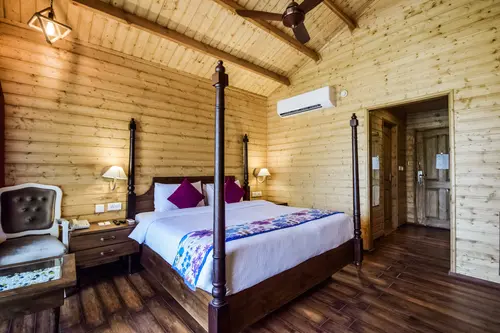 Bamboo Saa Resort & Spa, Udaipur - Rooms - 340 Sqft 32 Sqmt Mountain View King Bed 25