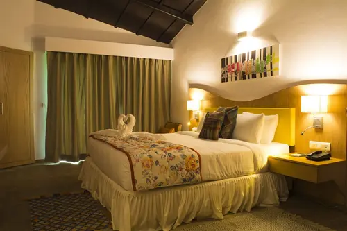 Bamboo Saa Resort & Spa, Udaipur - Rooms - 480 Sqft 45 Sqmt Mountain View King Bed 20