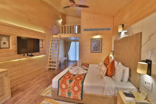 Bamboo Saa Resort & Spa, Udaipur - Rooms - 600 Sqft 56 Sqmt King Bed 54