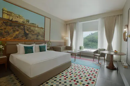 Raajsa Resort Kumbhalgarh - Rooms - 409 Sqft 38 Sqmt Lake View King Bed 5