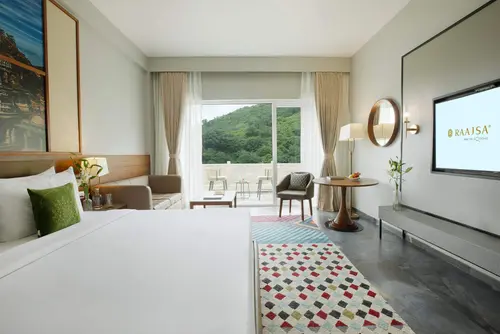 Raajsa Resort Kumbhalgarh - Rooms - 484 Sqft 45 Sqmt Garden View King Bed 3