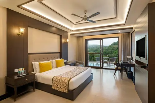 Mahua Bagh Resort, Kumbhalgarh - Rooms - 650 Sqft 60 Sqmt Garden View King Bed 24