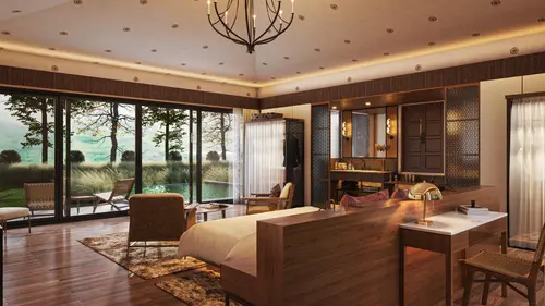 Alila Fort Bishangarh - Rooms - 1001 Sqft 93 Sqmt Garden View King Bed 36