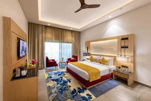 Ananta Spa & Resort Jaipur - Rooms - 600 Sqft 56 Sqmt Mountain View King Bed 11