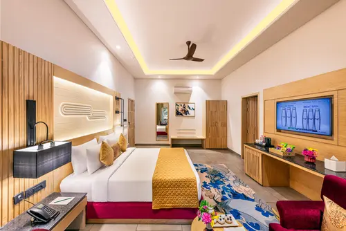 Ananta Spa & Resort Jaipur - Rooms - 600 Sqft 56 Sqmt Mountain View King Bed 12