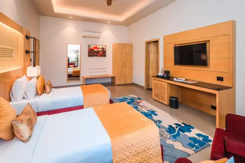 Ananta Spa & Resort Jaipur - Rooms - 650 Sqft 60 Sqmt Mountain View Single Beds 5