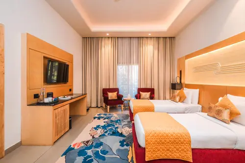 Ananta Spa & Resort Jaipur - Rooms - 650 Sqft 60 Sqmt Mountain View Single Beds 6