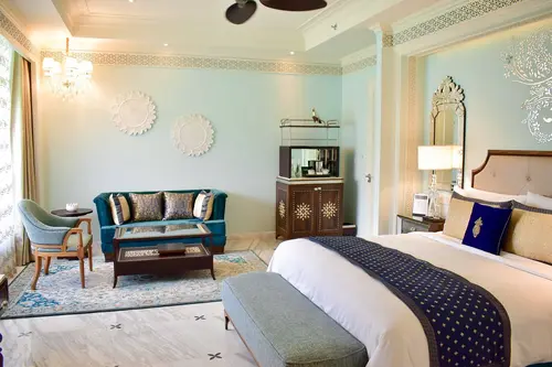 The Leela Palace Jaipur - Rooms - 700 Sqft 65 Sqmt Mountainhill View King Bed 13