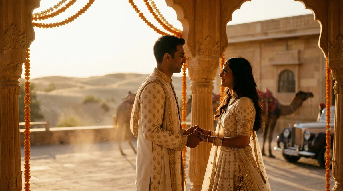 Best Pre-Wedding Photoshoot Locations in Rajasthan 2026 — Jaipur, Udaipur, Jaisalmer, Jodhpur